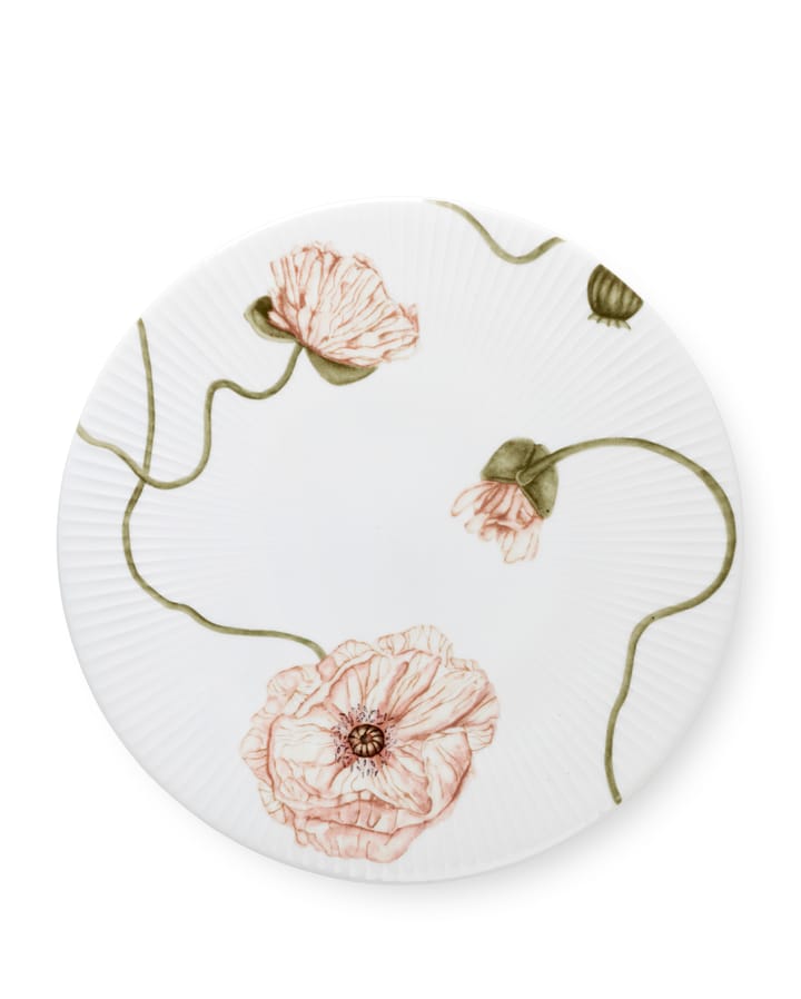 Hammershøi Poppy Cake platter Ø30 cm, White Kähler