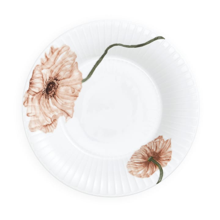 Hammershøi Poppy deep plate 21 cm, white Kähler