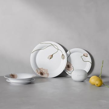 Hammershøi Poppy deep plate 21 cm - white - Kähler