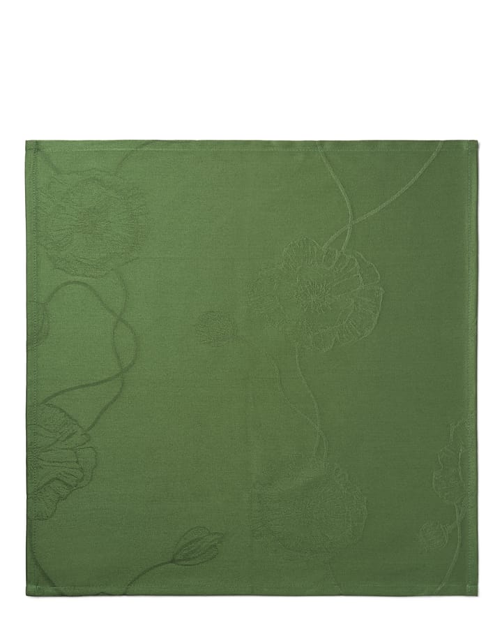 Hammershøi Poppy fabric napkin 45x45 cm 4-pack, Green Kähler