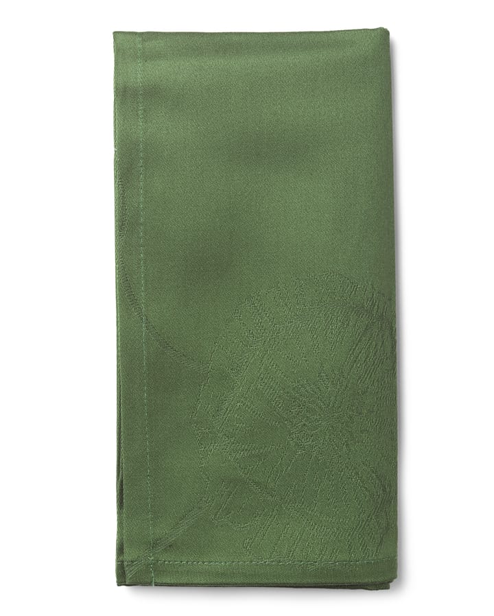 Hammershøi Poppy fabric napkin 45x45 cm 4-pack, Green Kähler