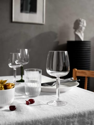 Hammershøi red wine glass 49 cl 2-pack - Clear - Kähler