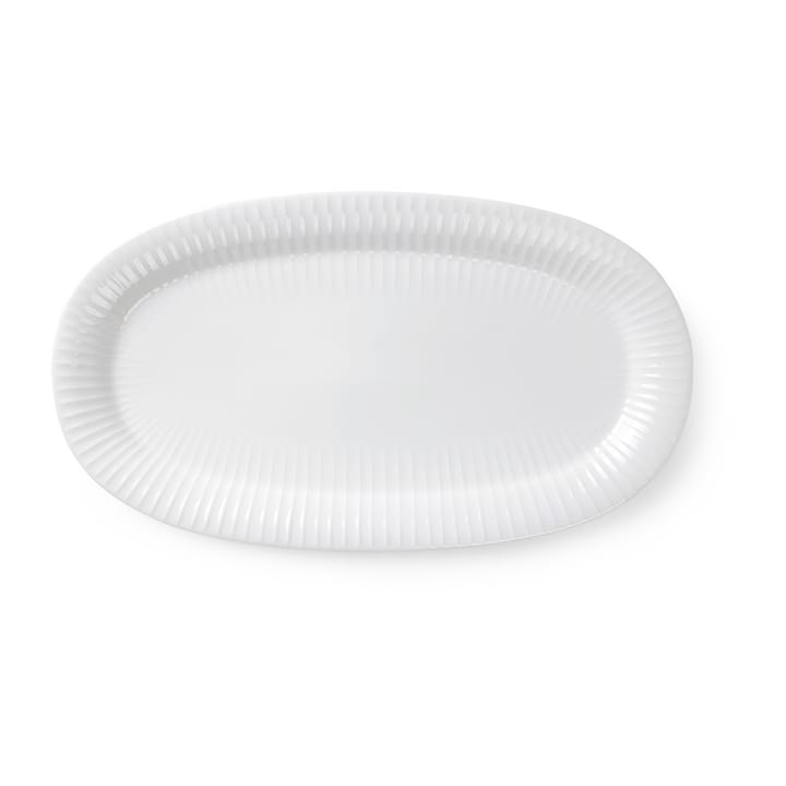 Hammershøi serving plate oval 40x22.5 cm, White Kähler