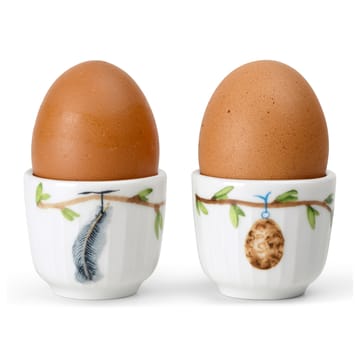 Hammershøi Spring egg cup Ø5 cm 2-pack - white - Kähler