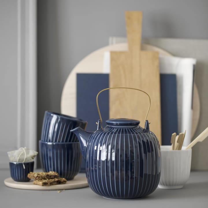 Hammershøi teapot, indigo Kähler