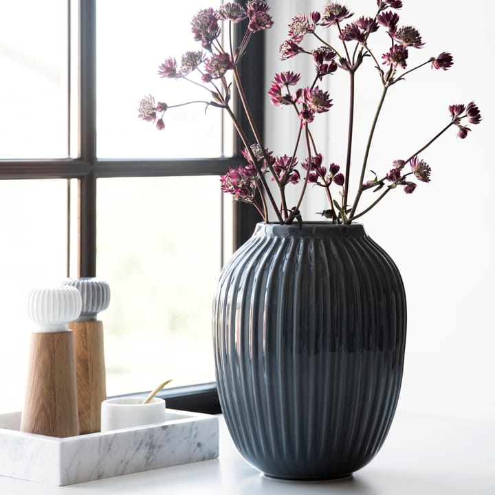 Hammershøi vase large, anthracite grey Kähler