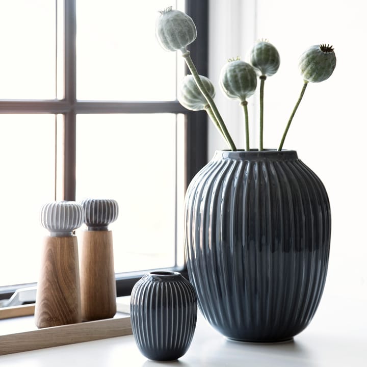 Hammershøi vase mini, anthracite grey Kähler