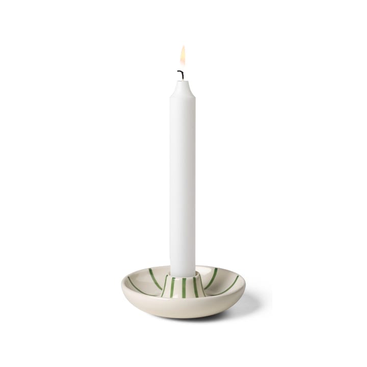 Signature candle holder, White-green Kähler