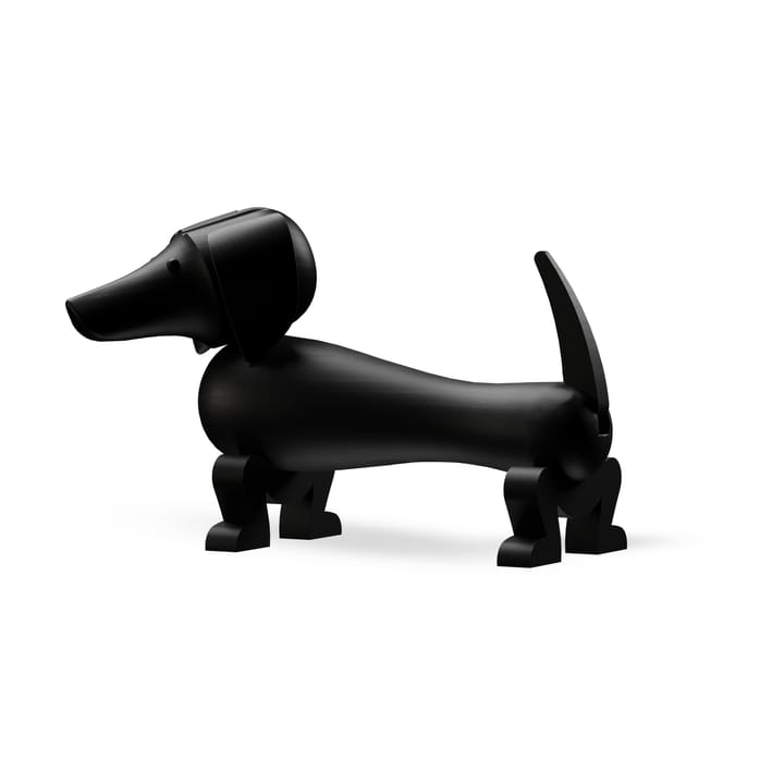 Kay Bojesen dog 18,5 cm, Dark stained oak Kay Bojesen Denmark