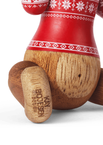 Kay Bojesen monkey mini Christmas Jumper 2024 - Teak-Limba - Kay Bojesen Denmark