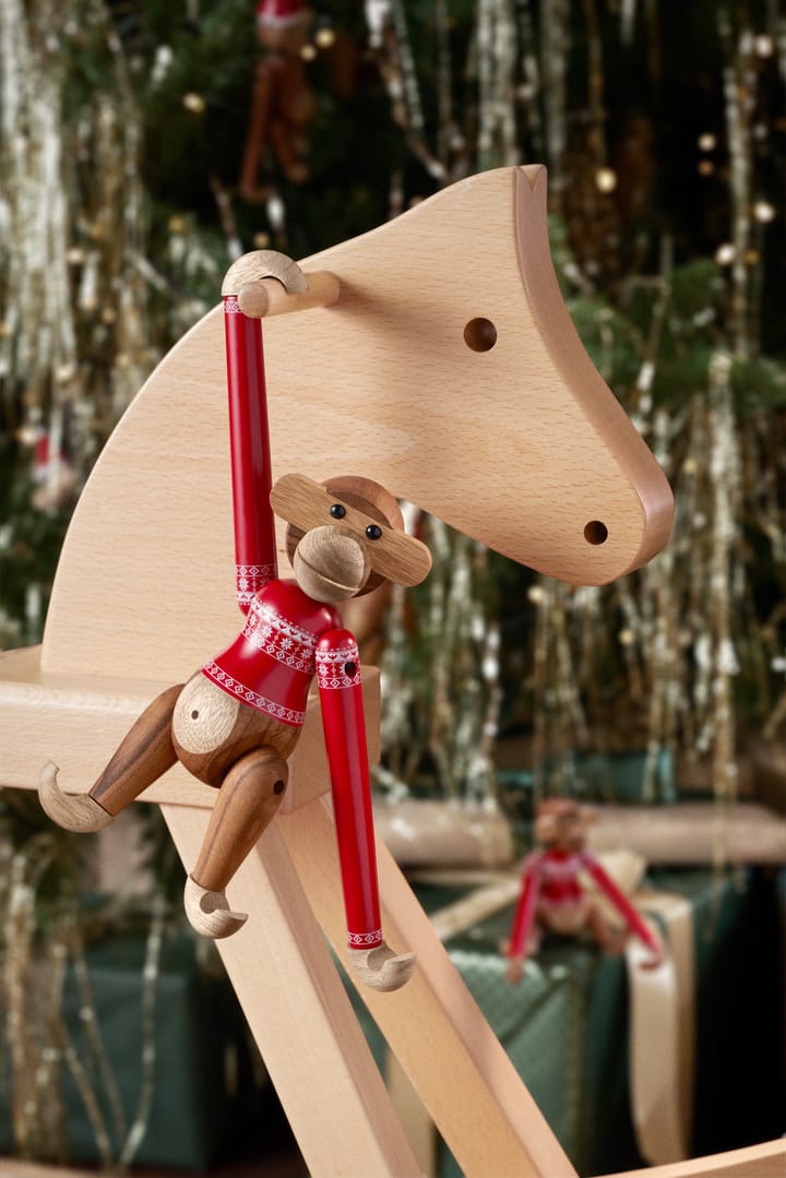 Kay Bojesen monkey small Christmas Jumper 2024, Teak-Limba Kay Bojesen Denmark