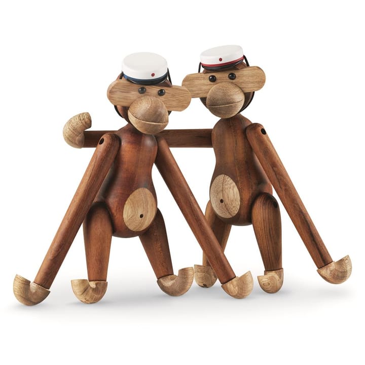 Kay Bojesen monkey with student cap, blue student cap Kay Bojesen Denmark