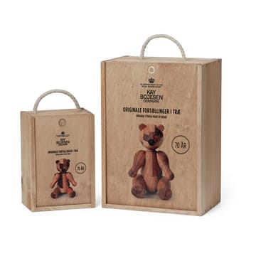 Kay Bojesen wooden bear anniversary edition mixed wood - Little - Kay Bojesen Denmark