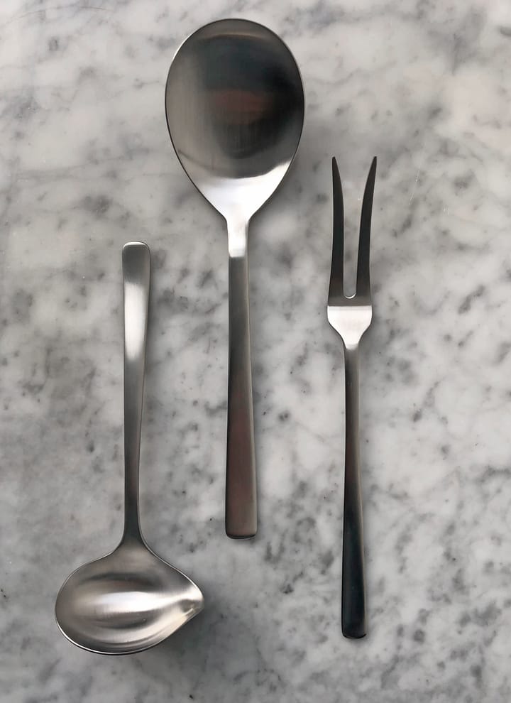 Grand Prix servering set 3 pieces, Polished steel Kay Bojesen