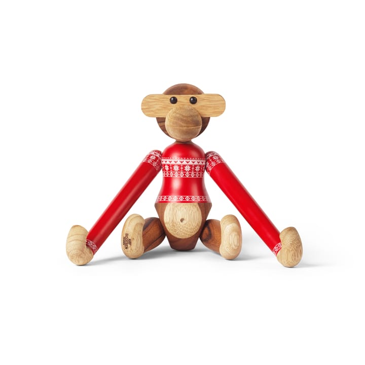 Kay Bojesen monkey small Christmas Jumper 2024 - Teak-Limba - Kay Bojesen