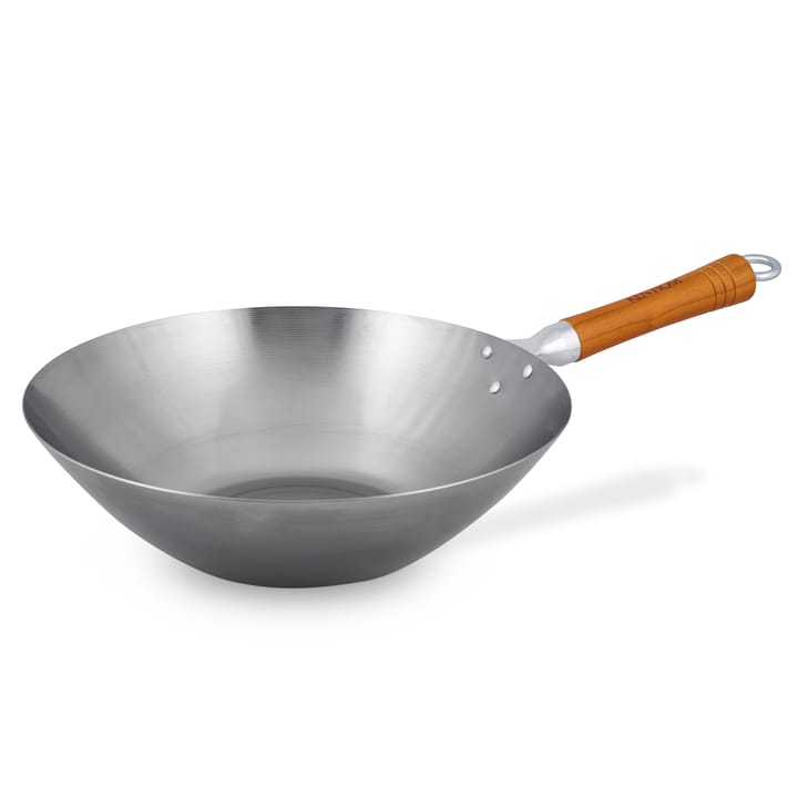 Ken Hom classic carbon wok pan Ø32 cm, Steel Ken Hom