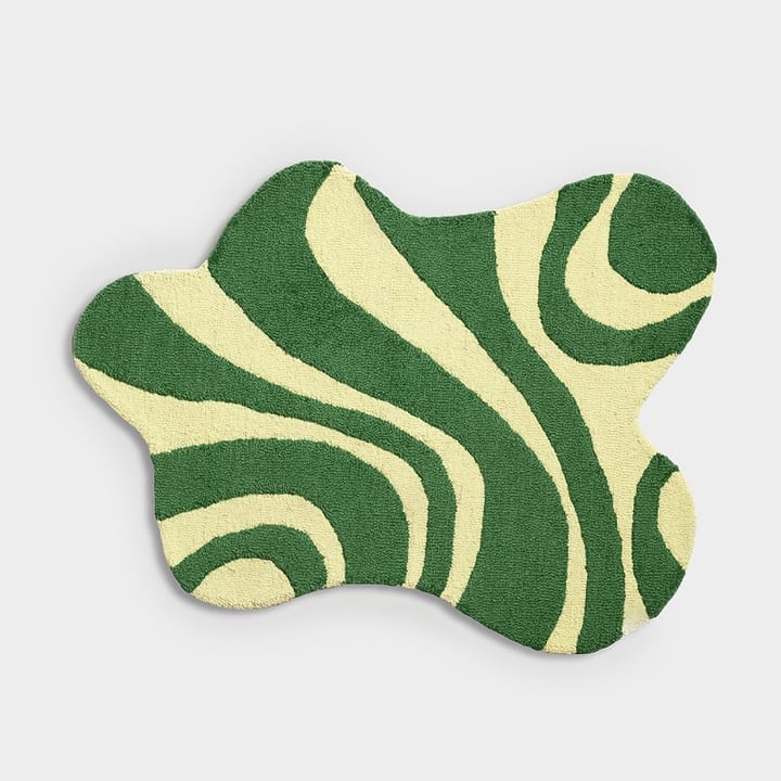 Liquid rug 110x85 cm, Green &Klevering