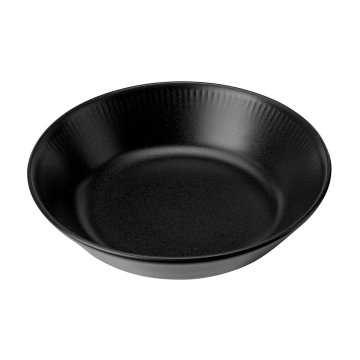 Knabstrup deep plate black, 18 cm Knabstrup Keramik