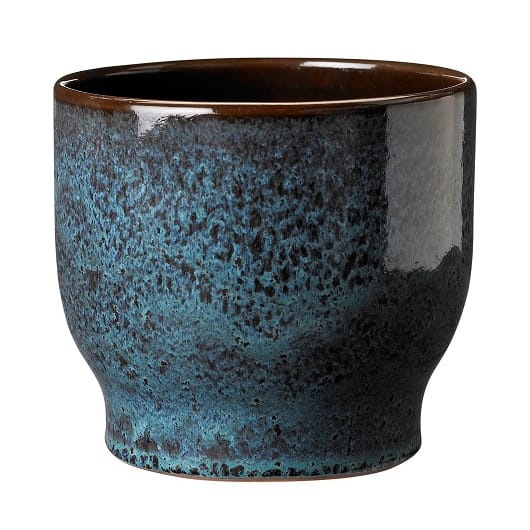 Knabstrup outdoor flower pot Ø16.5 cm, sea green Knabstrup Keramik