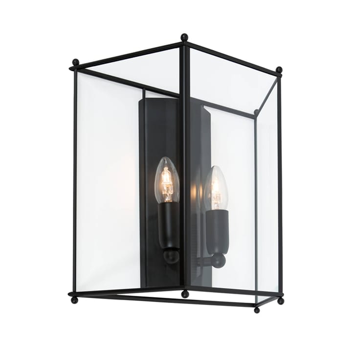 Glimminge wall lamp - Glass/black - Konsthantverk