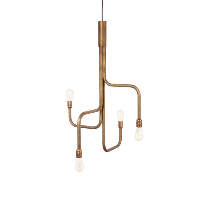 Strapatz pendant - Raw brass, large - Konsthantverk