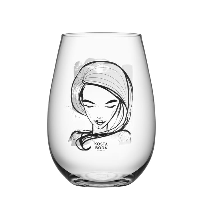 All about you glass 57 cl 2-pack, need you (white) Kosta Boda