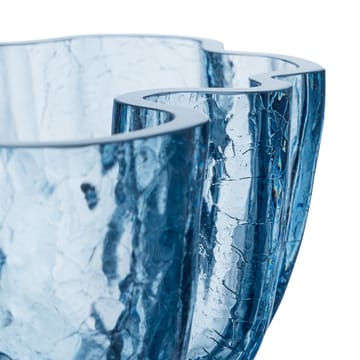 Crackle bowl 10,5 cm - Circular glass (Blue) - Kosta Boda