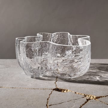 Crackle bowl 10,5 cm - clear - Kosta Boda