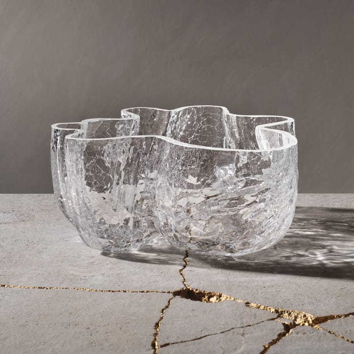 Crackle bowl 10,5 cm, clear Kosta Boda