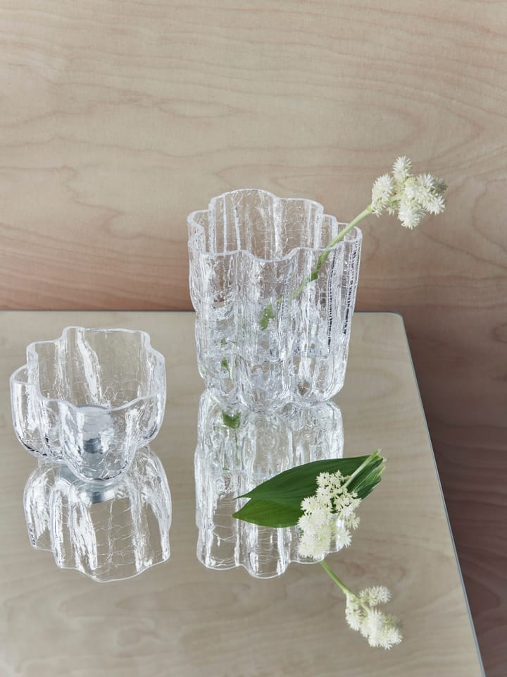 Crackle vase 12,1 cm, Clear Kosta Boda