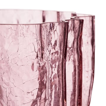 Crackle vase 17,5 cm - Pink - Kosta Boda