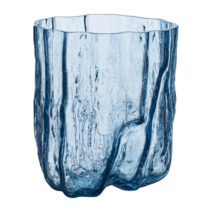 Crackle vase 27 cm - Circular glass - Kosta Boda