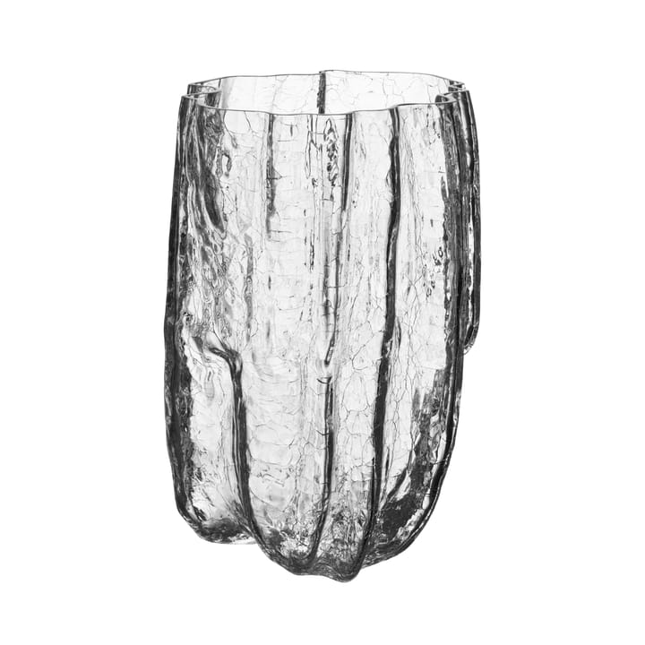 Crackle vase 27 cm - clear - Kosta Boda