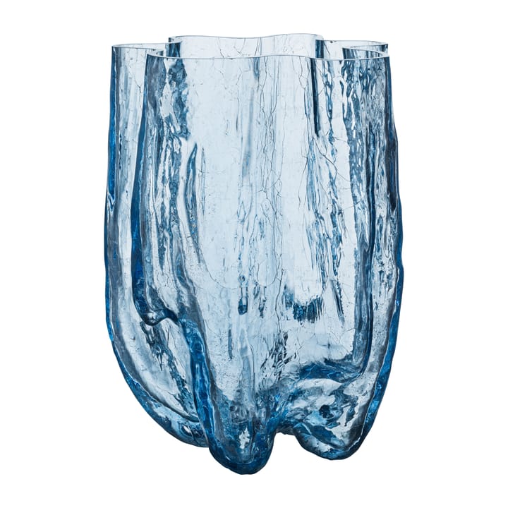 Crackle vase 37 cm - Circular glass - Kosta Boda