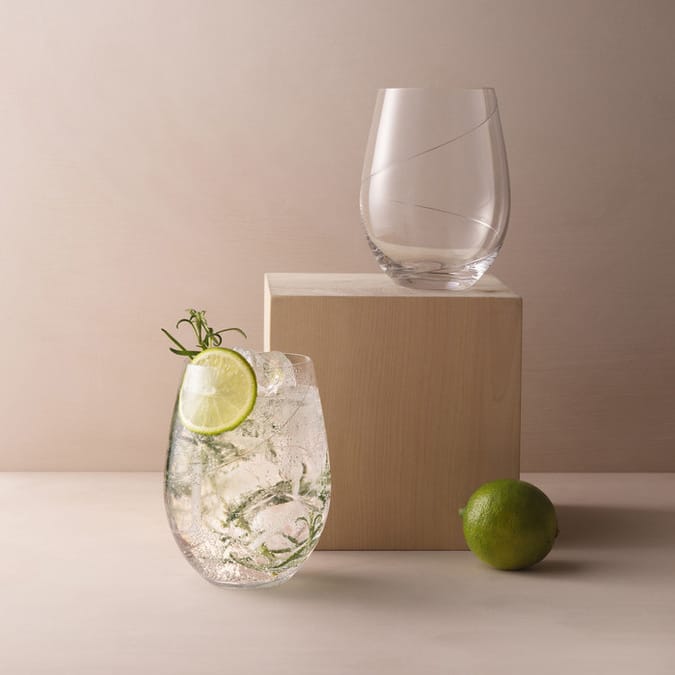 Line gin & tonic glass 60 cl, clear Kosta Boda