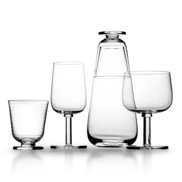 Viva glass on foot 20 cl 2-pack - Clear - Kosta Boda