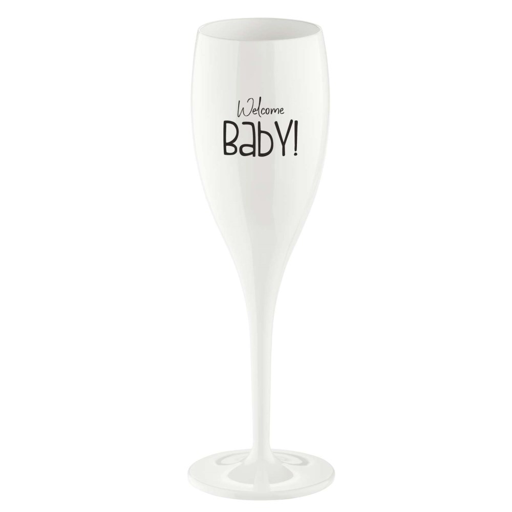 Koziol Cheers champagne glasses 10 cl 6-pack Welcome baby