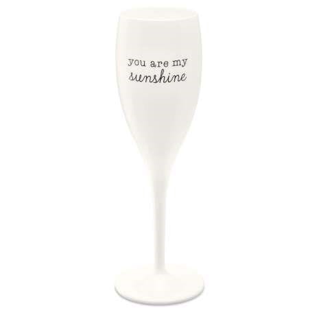 Cheers champagne glasses 10 cl 6-pack, You are my sunshine Koziol