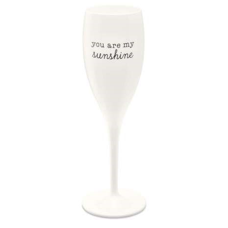 Koziol Cheers champagne glasses 10 cl 6-pack You are my sunshine