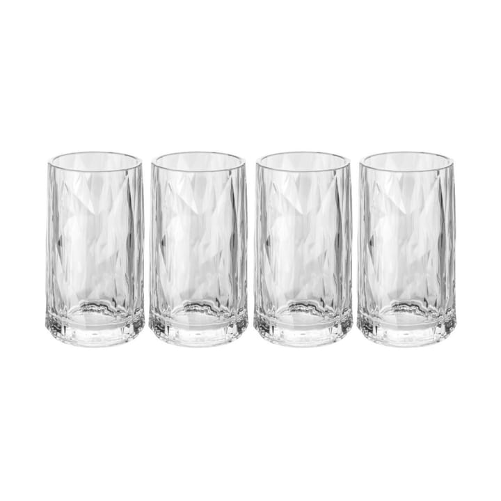 Club No. 7 snaps glass plastic 4 cl 4-pack, Crystal clear Koziol