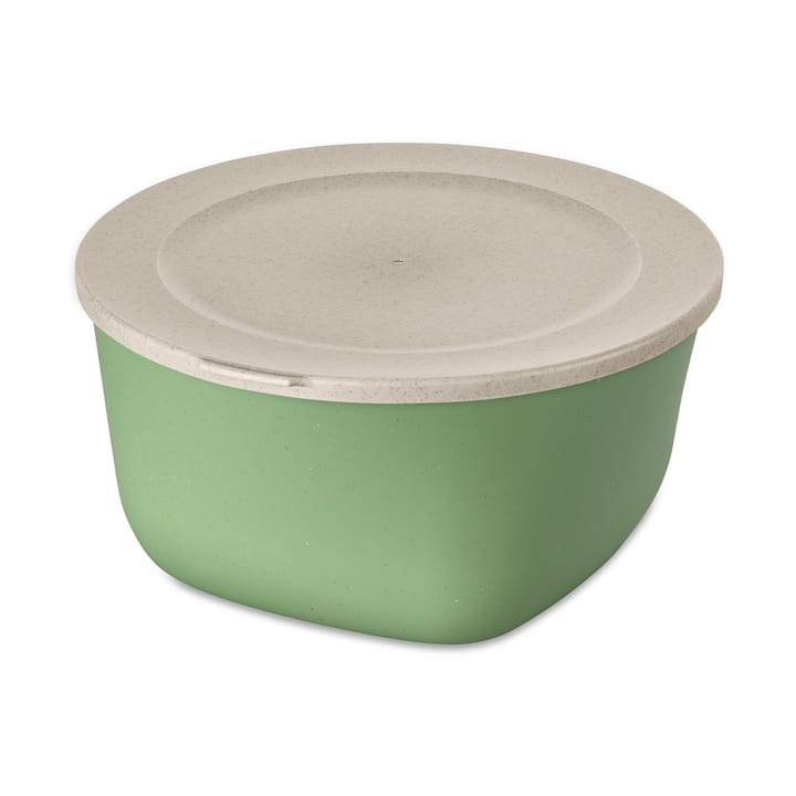 Connect bowl/jar with lid 4 l, Natural leaf green Koziol