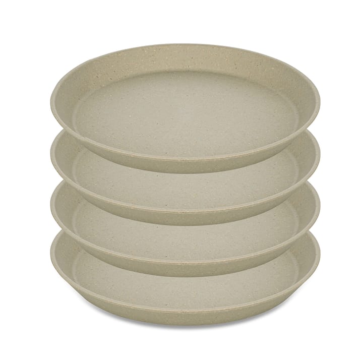 Connect small plate Ø20.5 cm 4-pack, Natural desert sand Koziol