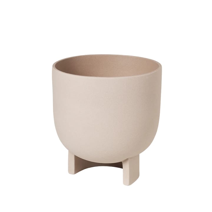 Serene flower pot L - Terracotta beige - Kristina Dam Studio