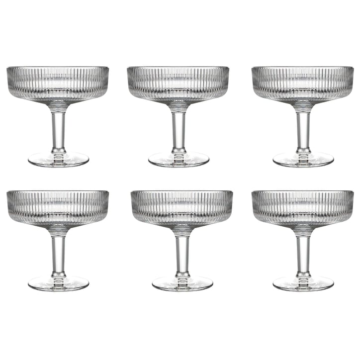 Coupe Alice dessert bowl 33 cl 6-pack - Transparent - La Rochère