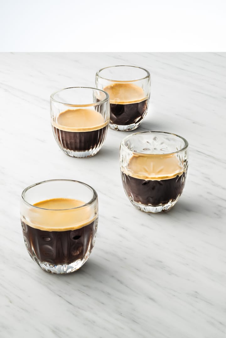 Troquet espresso glass 10 cl 4 pieces, Clear La Rochère