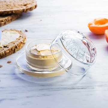 Versailles butter dish Ø10 cm - Transparent - La Rochère