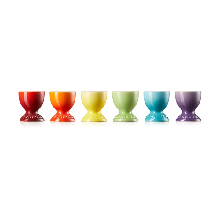 Le Creuset gift set egg cup 6-pack, Rainbow Le Creuset