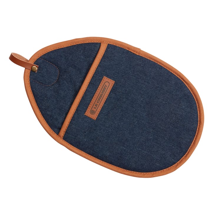 Le Creuset oven mitt, Denim Le Creuset