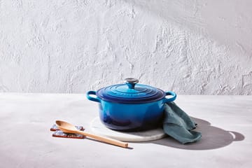 Le Creuset round casserole 5.3 l - Azure blue - Le Creuset