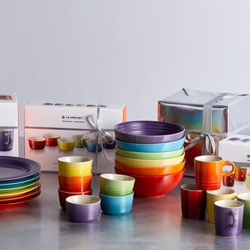 Le Creuset Signature deep plate 16 cm 6-pack - Rainbow - Le Creuset